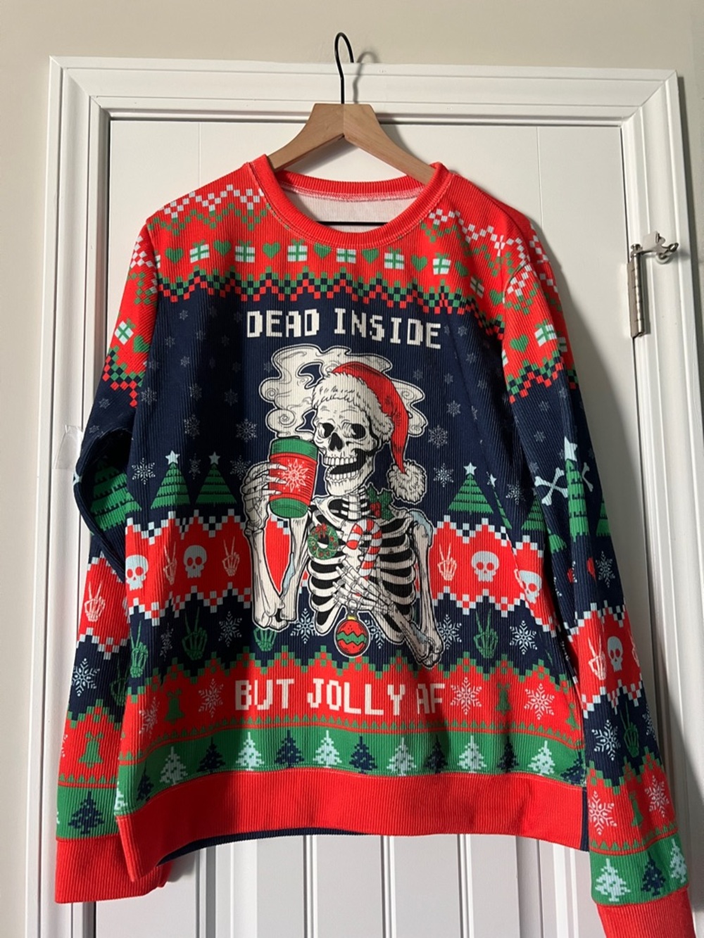 Dead In Side But Jolly AF Sweater